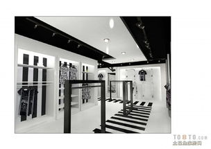 品牌服装店设计与工厂装修效果图的图文艺术